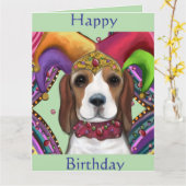 CARTE BEAGLE (Fleur jaune)