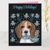 Carte Beagle (Fleur jaune)