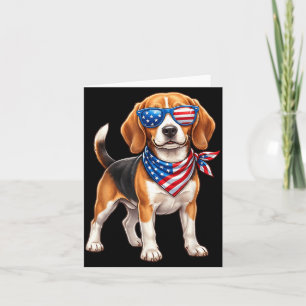 Carte Beagle 4 juillet Amérique Lunettes de soleil Homme