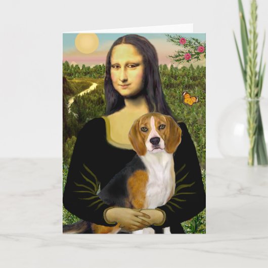 Carte Beagle 7 - Mona Lisa (Devant)