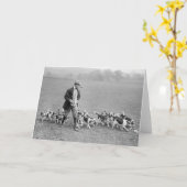 Carte Beagle Club, 1914 (Fleur jaune)