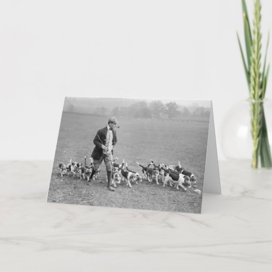 Carte Beagle Club, 1914 (Devant)