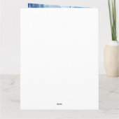 Carte Beagle d'Halloween avec citrouilles effrayant (Dos)