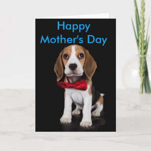 Carte Beagle Mother's Day Card