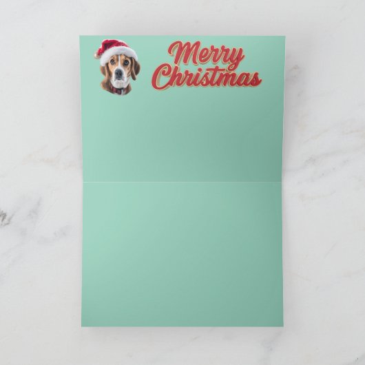 Carte Beagle Reindeer (Intérieur)