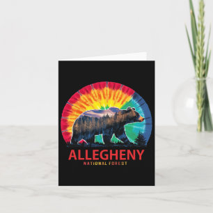 Carte Bear Allegheny National Forest Pennsylvanie Randon