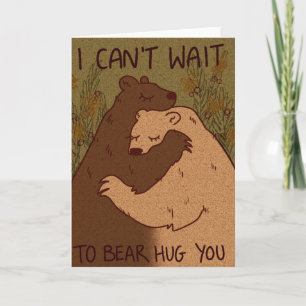 Carte Bear Hug par Witchstix_art