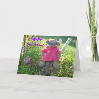 Carte Bear in Shades, Joyeux anniversaire !