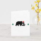 Carte Bear Lair New Hampshire Christmas (Fleur jaune)