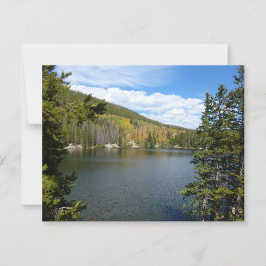 Carte Bear Lake au parc national Rocky Mountain (Devant)