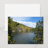 Carte Bear Lake au parc national Rocky Mountain (Devant / Derrière)