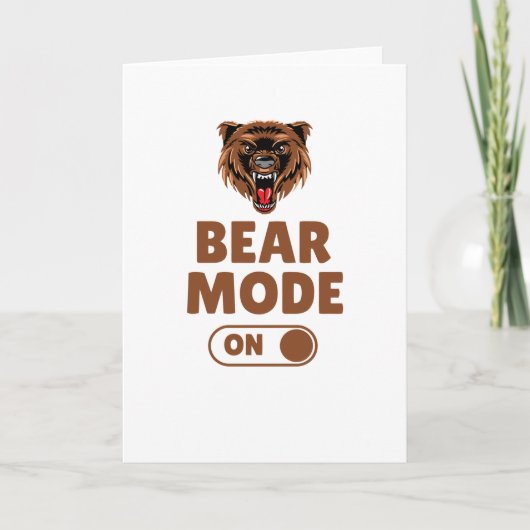 Carte Bear Mode On (Devant)