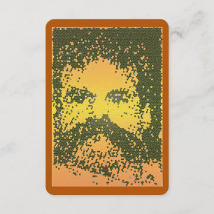 Carte Bear Mosaic vy a Grey Card Collection