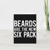 Carte Beards Are The New Six Pack  (Devant)