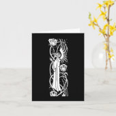 Carte Beardsley Angel & Poppies Note (Fleur jaune)