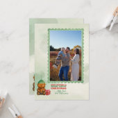 Carte Bearista Coffee Bear "Beary Merry Christmas" Card (Devant/Arrière en situation)