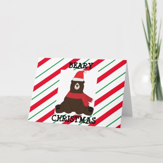 Carte Béary bande de Noël (Devant)