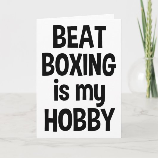 Carte Beat Boxing Est Mon Hob2 (Devant)