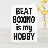 Carte Beat Boxing Est Mon Hob2 (Fleur jaune)