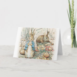 Carte Beatrix Potter Peter Rabbit Et Benjamin Bunny
