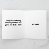 Carte Beau Anniversaire Ami (Intérieur)