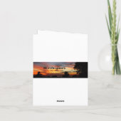 Carte Beau Anniversaire Du lever Au coucher Du Soleil (Dos)