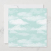 Carte Beau Baby shower Garçon (Dos)