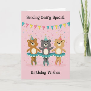 Carte Beau Ballet Anniversaire