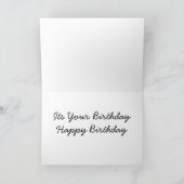 Carte Beau bébé Robin (Intérieur)