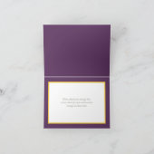 Carte Beau Blanc Calla Lilies Floral Chic Merci (Intérieur)