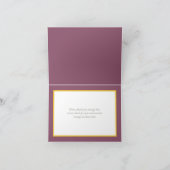 Carte Beau Blanc Calla Lilies Floral Chic Merci (Intérieur)