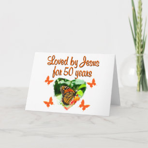 CARTE BEAU BUTTERFLY 50E ANNIVERSAIRE CONCEPTION
