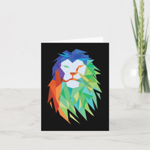 Carte Beau Chat de Lion d'Afrique Graphic