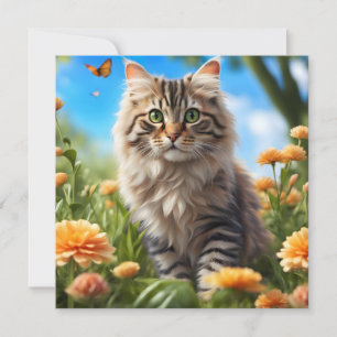Carte Beau chats beau jardin