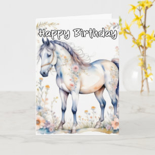 Carte Beau cheval Majestic