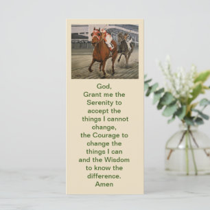 Carte Beau Cheval Réjouit les Propriétaires dans une Cou