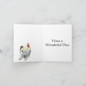 Carte Beau Coq (Intérieur)