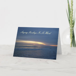 Carte Beau coucher de soleil sur l'eau