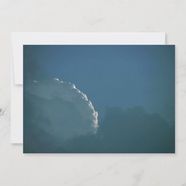 Carte Beau Cumulus (Devant)