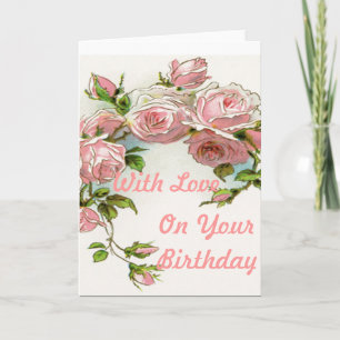 Carte Beau design Rose
