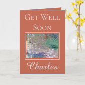 Carte Beau Jardin Se Bien Bientôt (Fleur jaune)