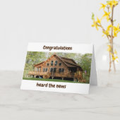 CARTE BEAU JOURNAL CABINE "NOUVELLE MAISON" VOITURE DE F (Fleur jaune)