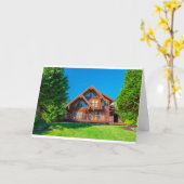 CARTE BEAU JOURNAL CABINE "NOUVELLE MAISON" VOITURE DE F (Fleur jaune)