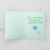 Carte Beau Joyeux Noël Tropical Toucan (Intérieur)