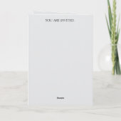 Carte Beau Mariage (Dos)