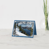 Carte Beau Merci funéraire Mountain Lake (Devant)