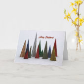 Carte Beau Noël (Fleur jaune)