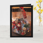 CARTE BEAU "NOËL" SOUHAITE AUX PERSONNES SPÉCIALES (Fleur jaune)