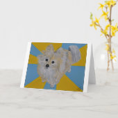 Carte Beau Notecard (Fleur jaune)