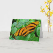 Carte Beau papillon (Fleur jaune)